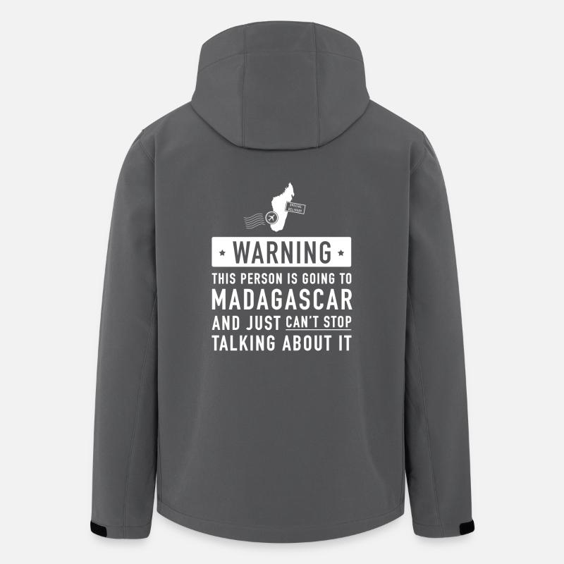Original Madagaskar Urlaub Geschenk - Recycelte Männer Softshell-Jacke von Stanley/Stella - Anthrazit