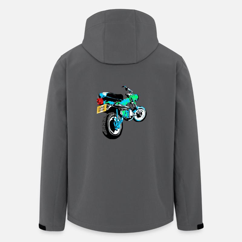 LIEBE MASCHINE - Recycelte Männer Softshell-Jacke von Stanley/Stella - Anthrazit