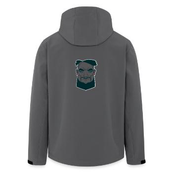 rastaman - Recycelte Männer Softshell-Jacke von Stanley/Stella - Anthrazit - Hinten - AI Model Male 185 light (185cm)