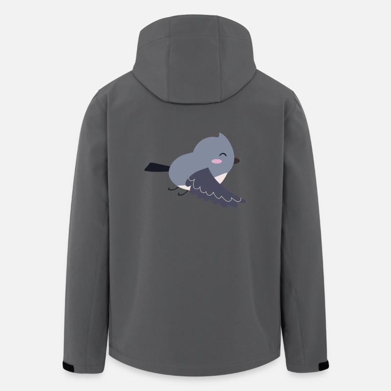 Sweet bird gift idea - Men’s Recycled Softshell Jacket by Stanley/Stella - anthracite