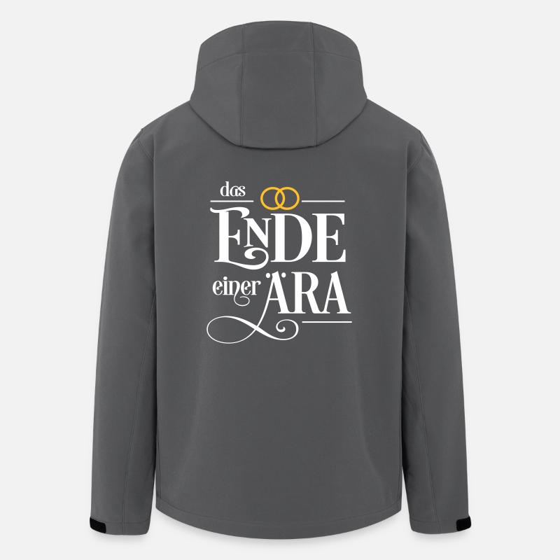 Junggesellenabschied - Recycelte Männer Softshell-Jacke von Stanley/Stella - Anthrazit