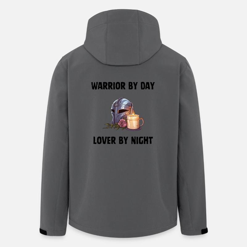 Warrior by day, lover by night - Men’s Recycled Softshell Jacket by Stanley/Stella - anthracite