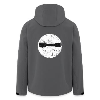 Siebträger Espresso Maschine Koffein Geschenk - Recycelte Männer Softshell-Jacke von Stanley/Stella - Anthrazit - Hinten - AI Model Male 185 light (185cm)