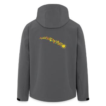 Sternschnuppe extrem - Recycelte Männer Softshell-Jacke von Stanley/Stella - Anthrazit - Hinten - AI Model Male 185 light (185cm)