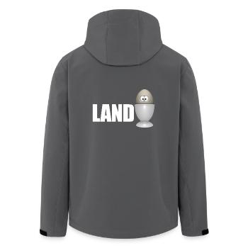 Landei - Recycelte Männer Softshell-Jacke von Stanley/Stella - Anthrazit - Hinten - AI Model Male 185 light (185cm)