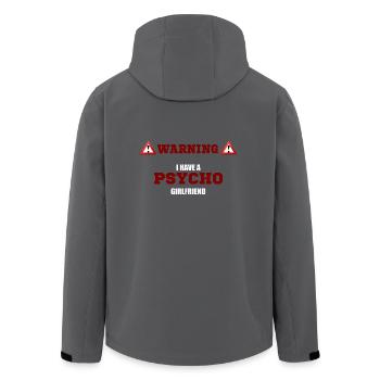Psycho Girlfriend - Recycelte Männer Softshell-Jacke von Stanley/Stella - Anthrazit - Hinten - AI Model Male 185 light (185cm)