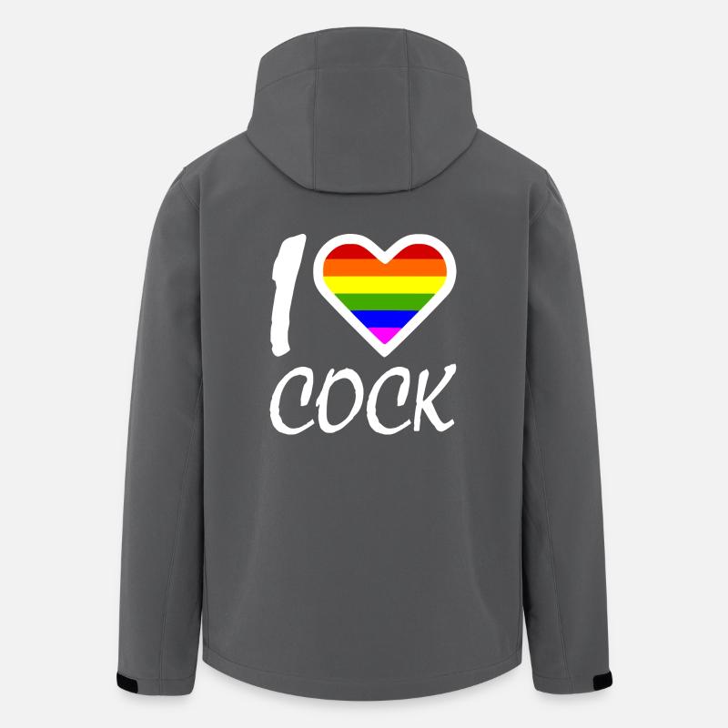 I love - Recycelte Männer Softshell-Jacke von Stanley/Stella - Anthrazit