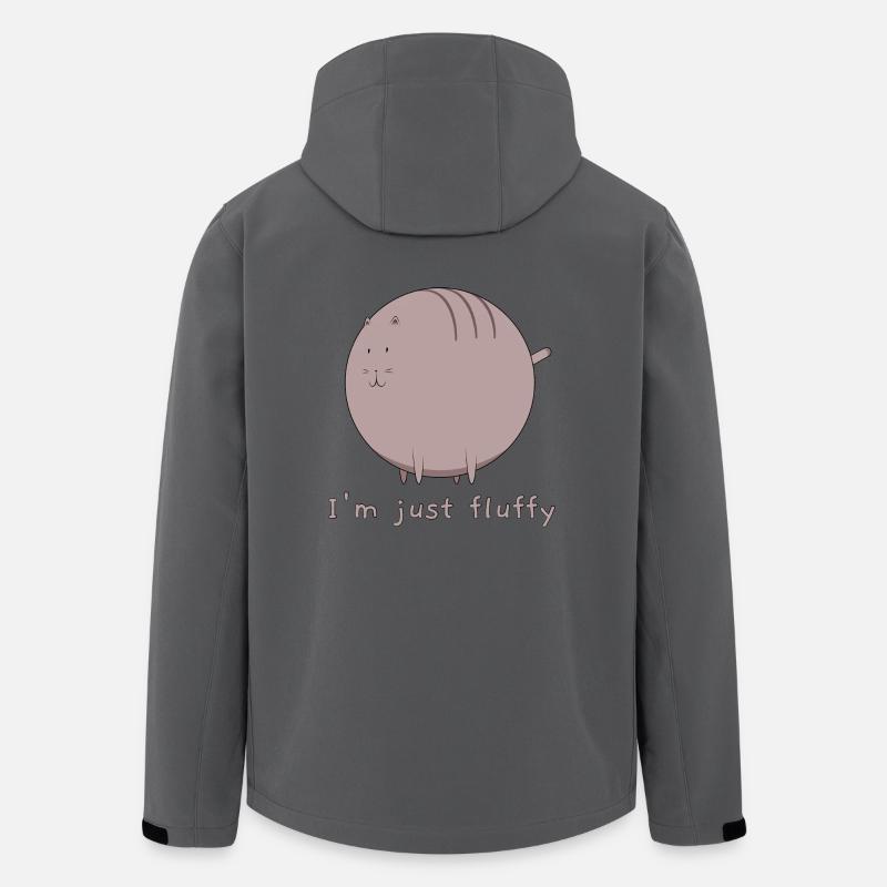 Je suis juste moelleux - Veste softshell homme en polyester recyclé Stanley/Stella - charbon
