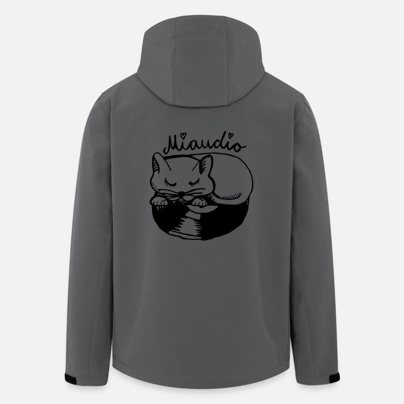 miaudio 1 - Recycelte Männer Softshell-Jacke von Stanley/Stella - Anthrazit