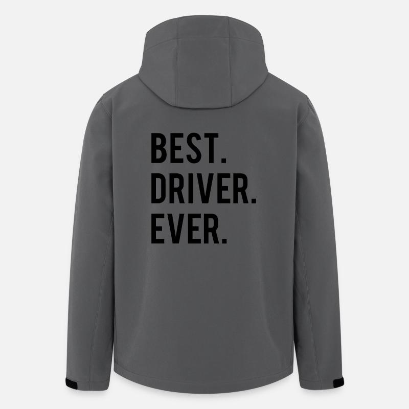 Best Driver Ever - Veste softshell homme en polyester recyclé Stanley/Stella - charbon