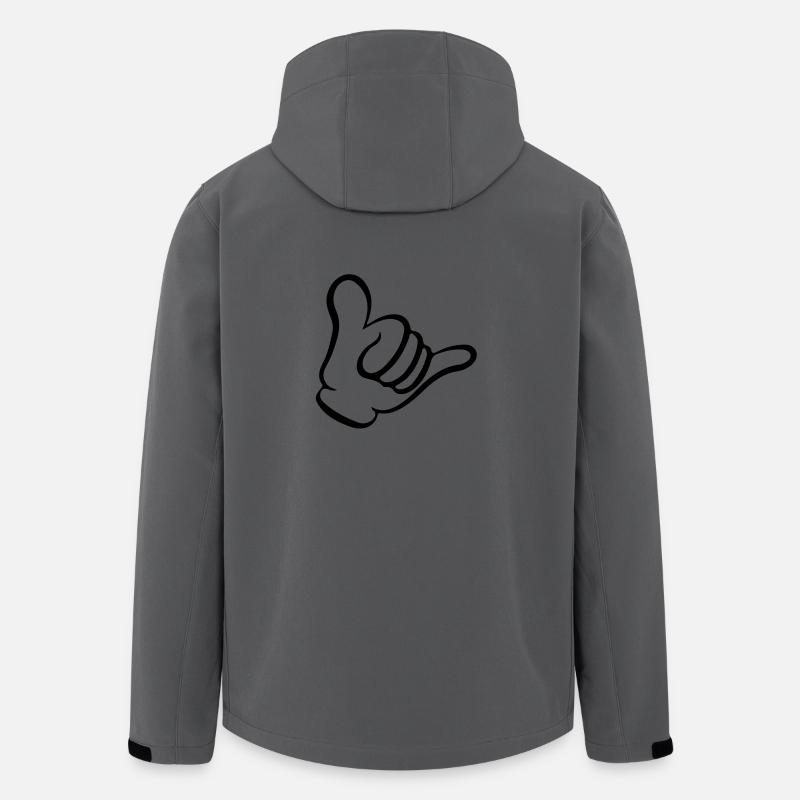 Shaka - Recycelte Männer Softshell-Jacke von Stanley/Stella - Anthrazit