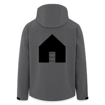 A la maison c'est la plus belle - Veste softshell homme en polyester recyclé Stanley/Stella - charbon - Dos - AI Model Male 185 light (185cm)
