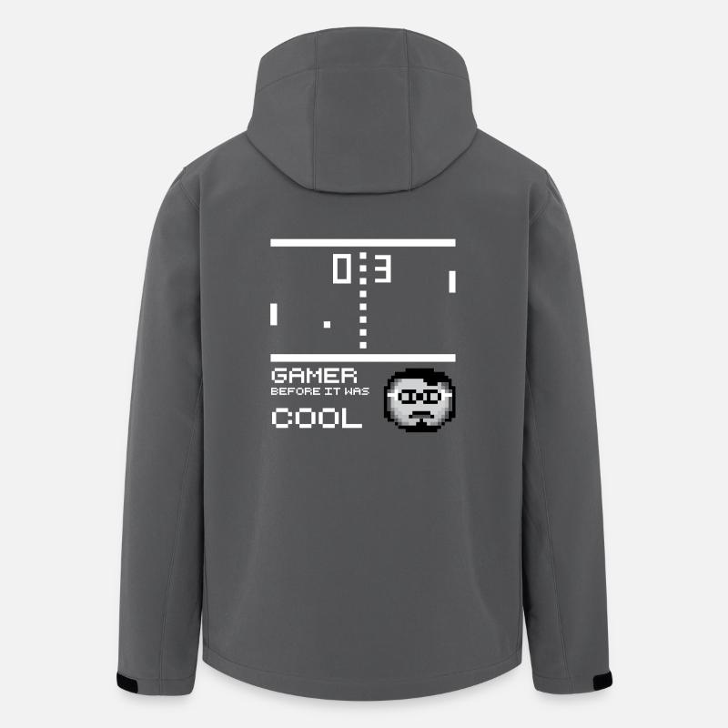 Gamer avant qu'il était cool - Veste softshell homme en polyester recyclé Stanley/Stella - charbon