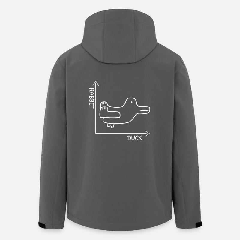 optical Ilusion - Men’s Recycled Softshell Jacket by Stanley/Stella - anthracite