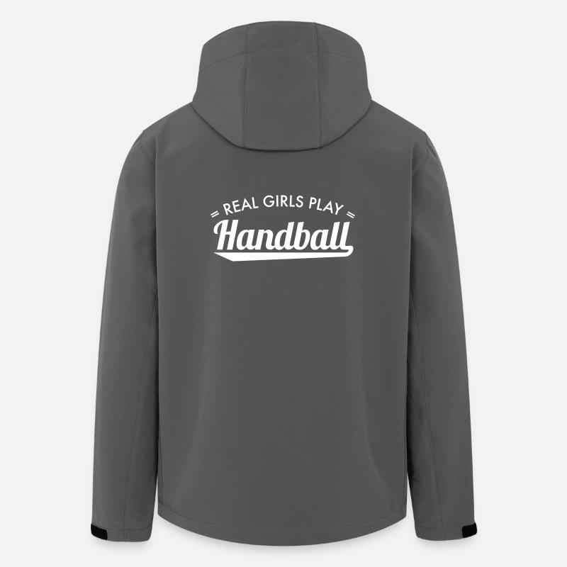 handball - Veste softshell homme en polyester recyclé Stanley/Stella - charbon