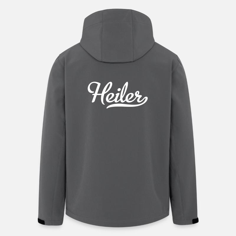 Heiler - Recycelte Männer Softshell-Jacke von Stanley/Stella - Anthrazit