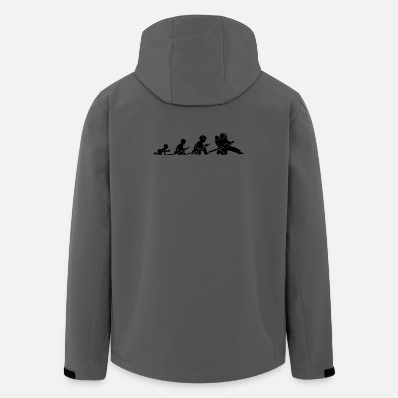 Feuerwehr Geschenkideen - Recycelte Männer Softshell-Jacke von Stanley/Stella - Anthrazit