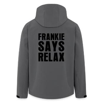 Frankie dit se détendre - Veste softshell homme en polyester recyclé Stanley/Stella - charbon - Dos - AI Model Male 185 light (185cm)