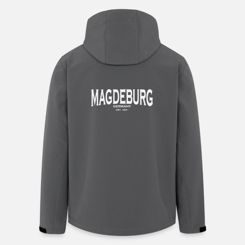 Magdeburg - Men’s Recycled Softshell Jacket by Stanley/Stella - anthracite