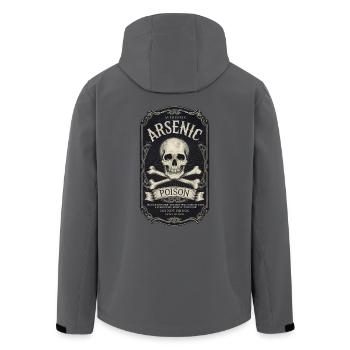 Chemise Retro Label 1 / Bouteille de poison - Veste softshell homme en polyester recyclé Stanley/Stella - charbon - Dos - AI Model Male 185 light (185cm)