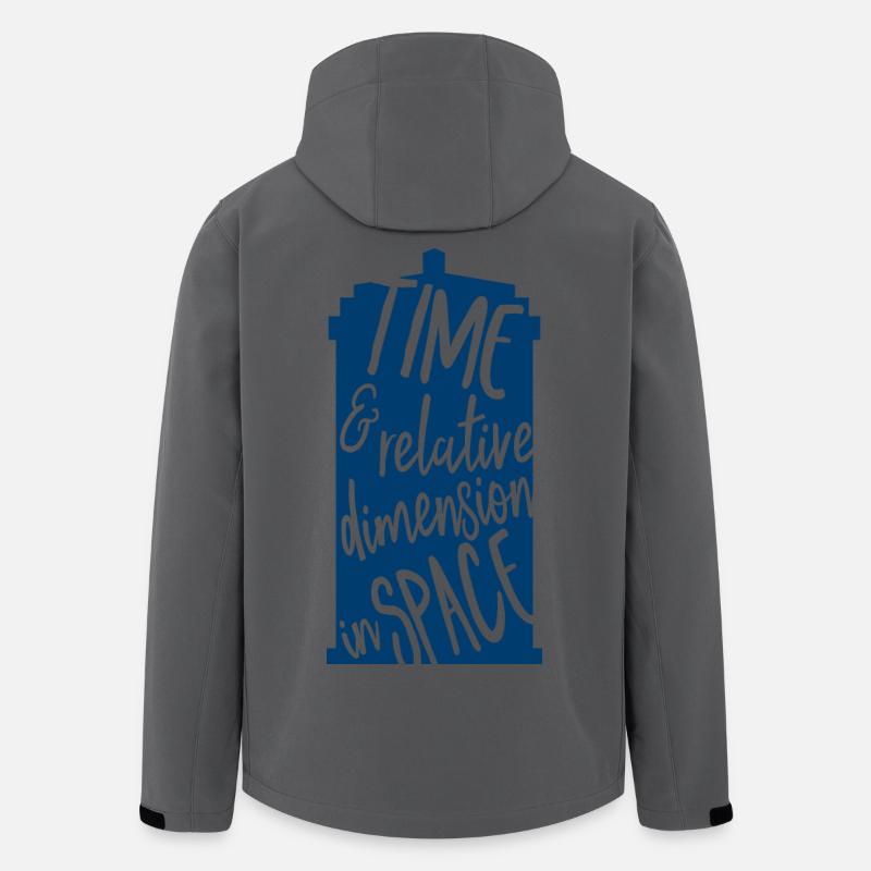 Time and Relative Dimension in Space - Recycelte Männer Softshell-Jacke von Stanley/Stella - Anthrazit