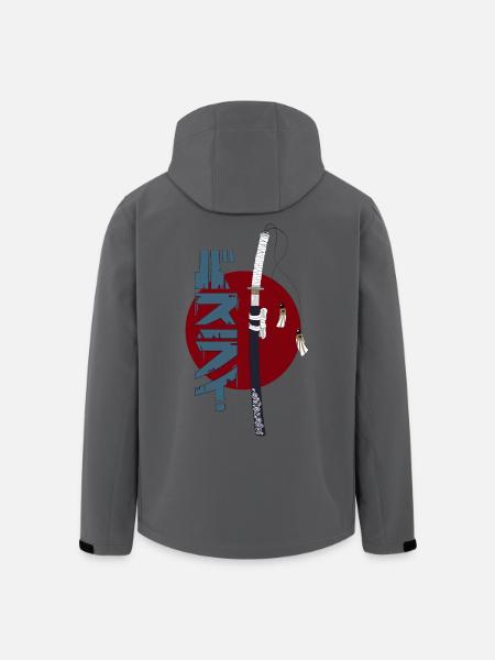 Katana - Recycelte Männer Softshell-Jacke von Stanley/Stella - Anthrazit