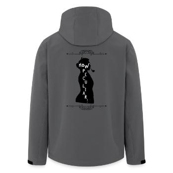How Peculiar Miss Peregrine! - Veste softshell homme en polyester recyclé Stanley/Stella - charbon - Dos - AI Model Male 185 light (185cm)