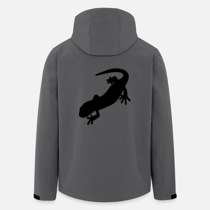 Salamander - Recycelte Männer Softshell-Jacke von Stanley/Stella - Anthrazit
