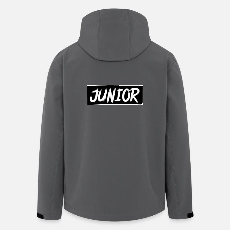 SCHWARZ-WEIß JUNIOR - Recycelte Männer Softshell-Jacke von Stanley/Stella - Anthrazit