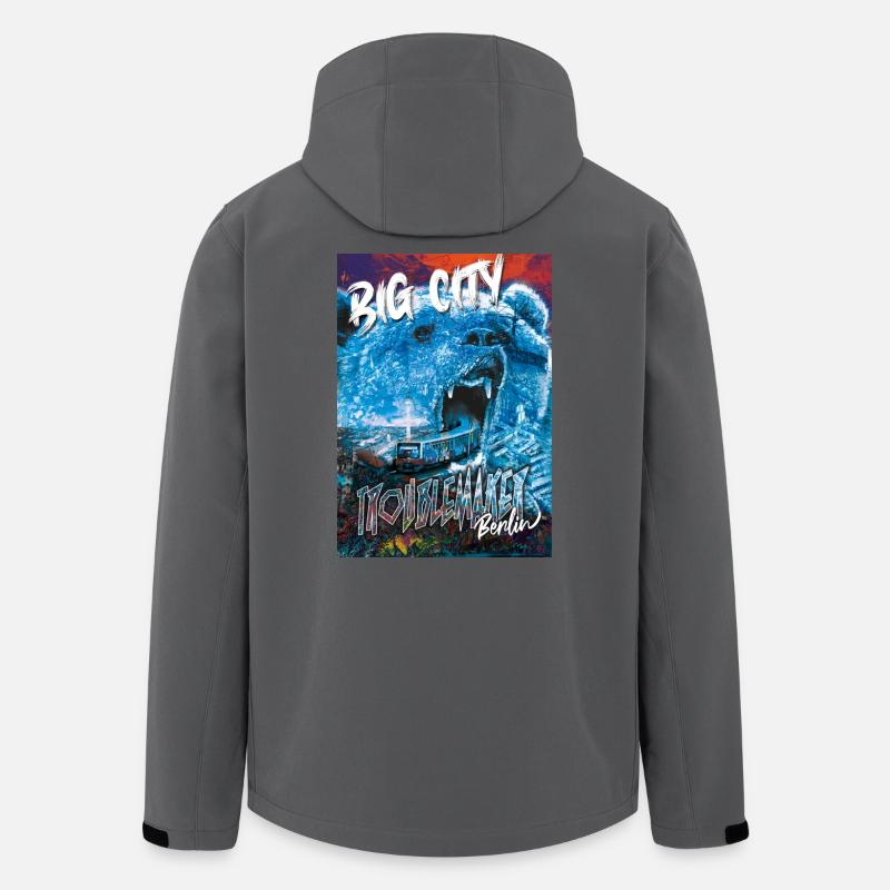 Berlin - Recycelte Männer Softshell-Jacke von Stanley/Stella - Anthrazit