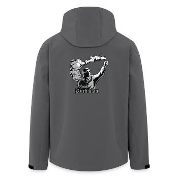 Kurdistan Azadi - Recycelte Männer Softshell-Jacke von Stanley/Stella - Anthrazit - Hinten - AI Model Male 185 light (185cm)