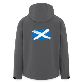 Schottland Andenken schottische Flagge Geschenk - Recycelte Männer Softshell-Jacke von Stanley/Stella - Anthrazit - Hinten - AI Model Male 185 light (185cm)