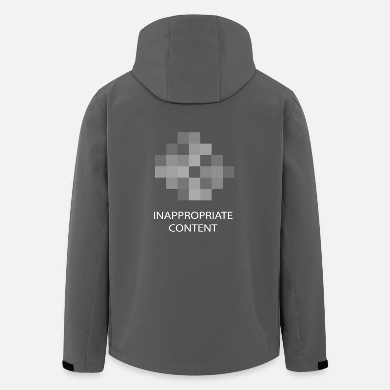 pixels - Veste softshell homme en polyester recyclé Stanley/Stella - charbon