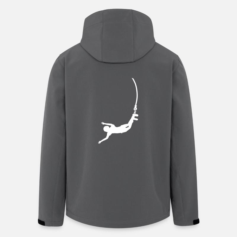 saut à l'élastique - Veste softshell homme en polyester recyclé Stanley/Stella - charbon