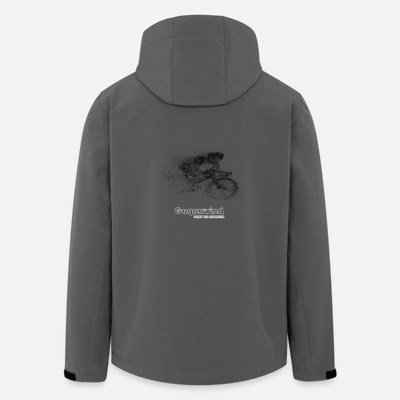 Gegenwind formt den Charakter. - Recycelte Männer Softshell-Jacke von Stanley/Stella - Anthrazit
