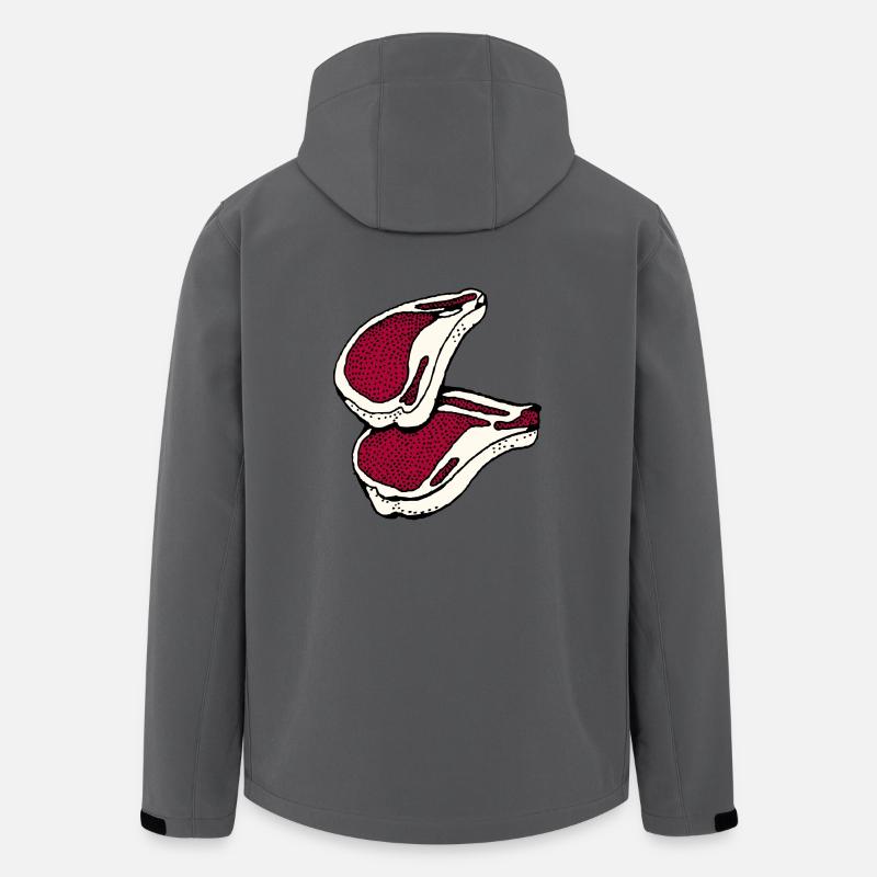 meat - Men’s Recycled Softshell Jacket Discoverer by Stanley/Stella - anthracite