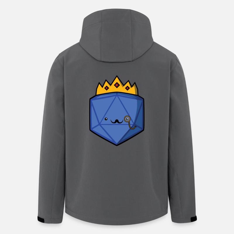 Dice King - Men’s Recycled Softshell Jacket by Stanley/Stella - anthracite
