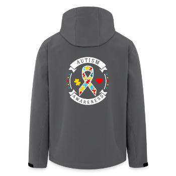 Autismus Autist ADHS Autism Awareness Geschenk - Recycelte Männer Softshell-Jacke von Stanley/Stella - Anthrazit - Hinten - AI Model Male 185 light (185cm)