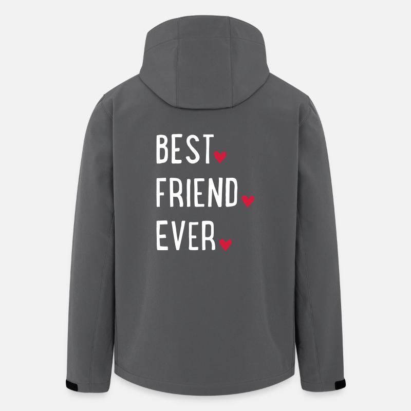 Bester Freund - Recycelte Männer Softshell-Jacke von Stanley/Stella - Anthrazit