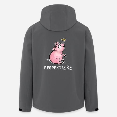 RespekTIERE - Recycelte Männer Softshell-Jacke von Stanley/Stella