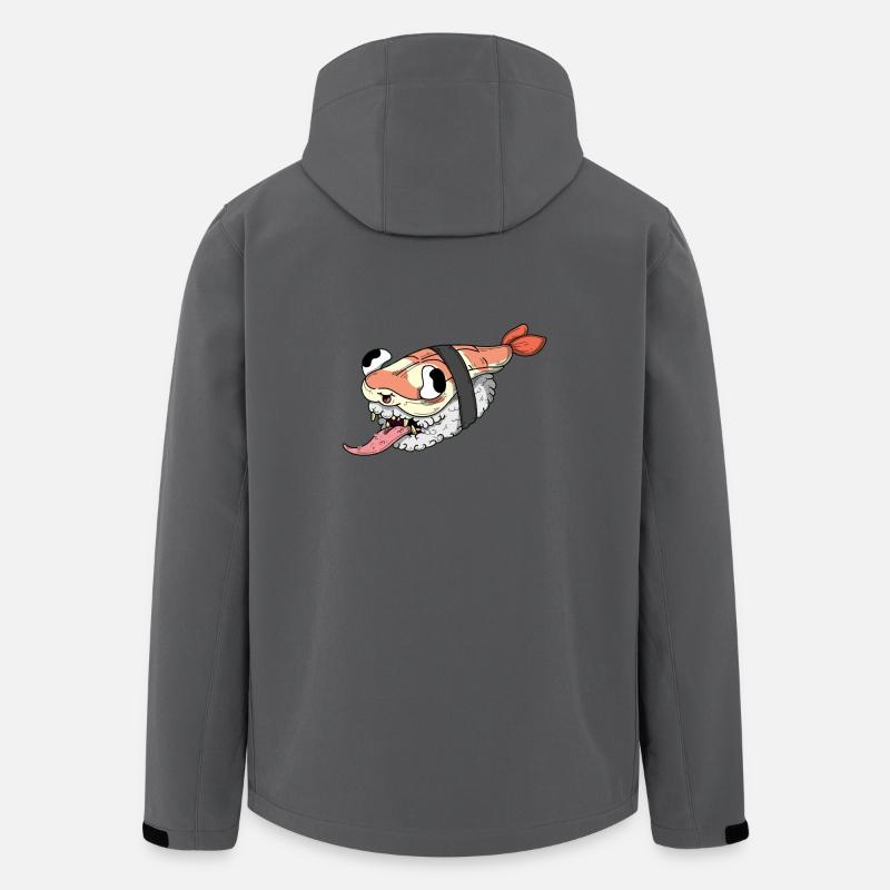 Sushi-Probe - Recycelte Männer Softshell-Jacke von Stanley/Stella - Anthrazit