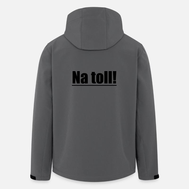 Na toll! - Recycelte Männer Softshell-Jacke von Stanley/Stella - Anthrazit
