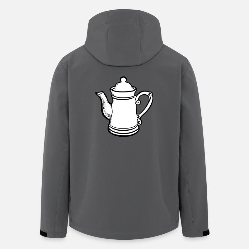 tee tea breakfast breakfast coffee17 - Men’s Recycled Softshell Jacket by Stanley/Stella - anthracite