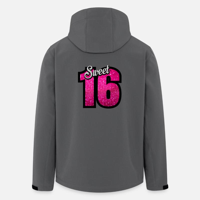 Sweet 16 - Recycelte Männer Softshell-Jacke von Stanley/Stella - Anthrazit