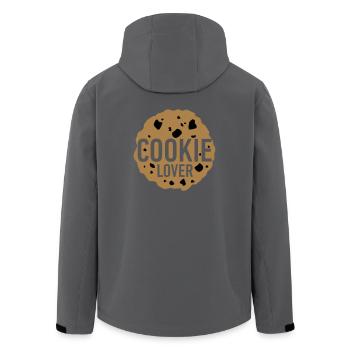 amant de biscuit - Veste softshell homme en polyester recyclé Stanley/Stella - charbon - Dos - AI Model Male 185 light (185cm)