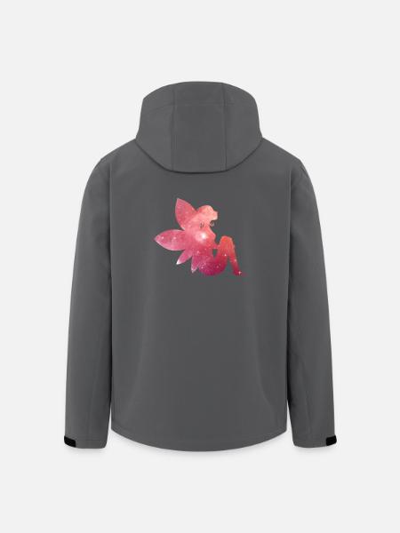 fairy - Fee - Recycelte Männer Softshell-Jacke von Stanley/Stella - Anthrazit