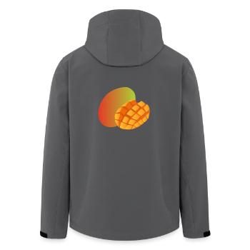 Mango Geschenkidee - Recycelte Männer Softshell-Jacke von Stanley/Stella - Anthrazit - Hinten - AI Model Male 185 light (185cm)