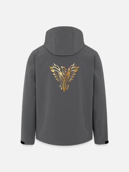 Phoenix Phönix - Recycelte Männer Softshell-Jacke von Stanley/Stella - Anthrazit