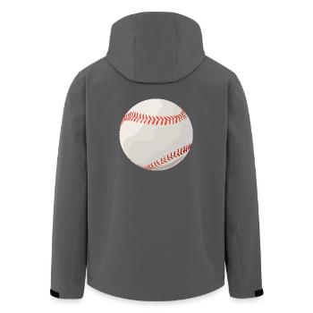 Baseball Ball Handschuh Spieler Amerika Geschenk - Recycelte Männer Softshell-Jacke von Stanley/Stella - Anthrazit - Hinten - AI Model Male 185 light (185cm)