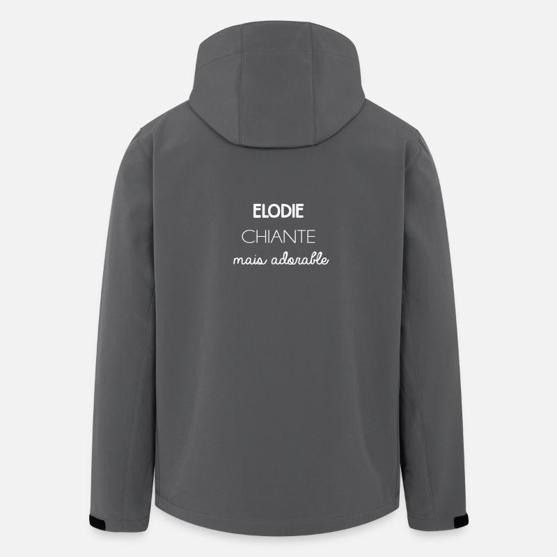 Elodie - Veste softshell homme en polyester recyclé Stanley/Stella - charbon